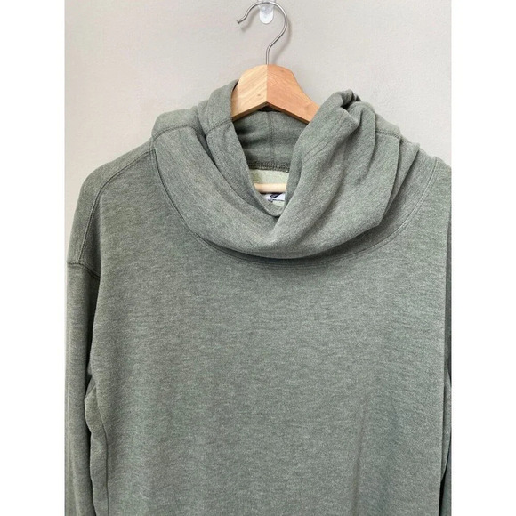 Fundamental Coast Women's XL Andrea Cowl Pullover Sweatshirt Thumbholes in Green - Picture 11 of 16